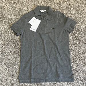 Lacoste Women’s Polo Shirt in Charcoal